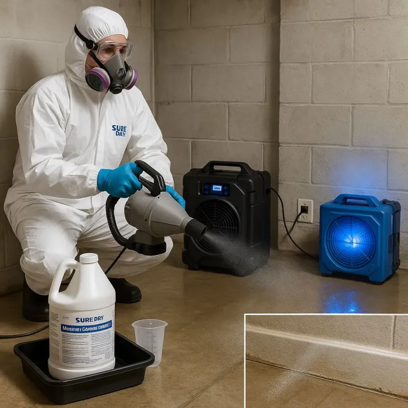 Sanitization and Odor Removal process in Wood Dale, IL
