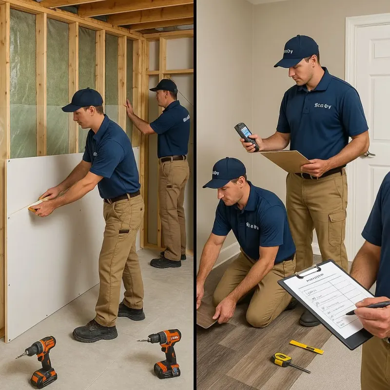 Repairs and Reconstruction process in Wood Dale, IL